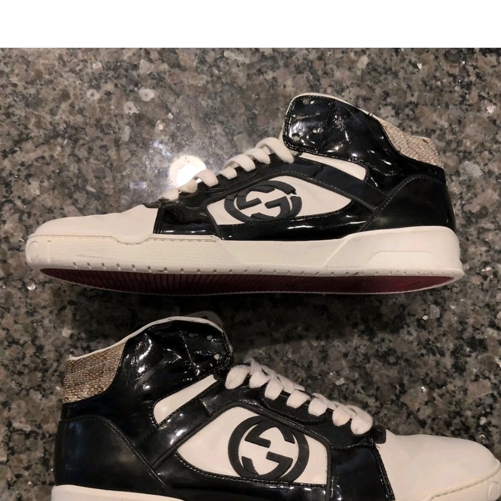 Gucci Black and White Athletic Shoes - Picture 6 of 15